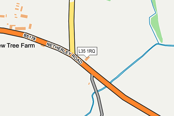 L35 1RQ map - OS OpenMap – Local (Ordnance Survey)