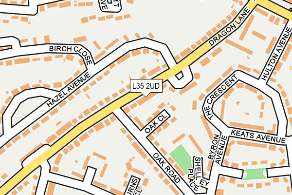 L35 2UD map - OS OpenMap – Local (Ordnance Survey)