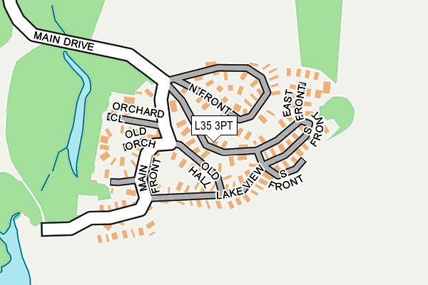 L35 3PT map - OS OpenMap – Local (Ordnance Survey)