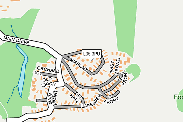 L35 3PU map - OS OpenMap – Local (Ordnance Survey)