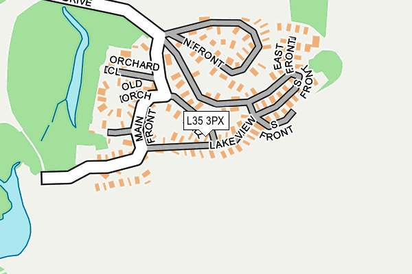 L35 3PX map - OS OpenMap – Local (Ordnance Survey)