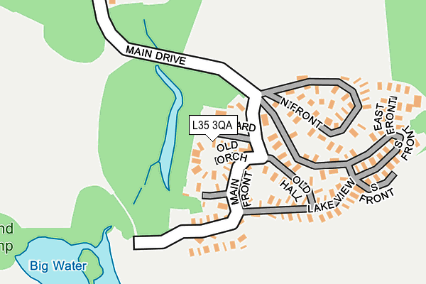 L35 3QA map - OS OpenMap – Local (Ordnance Survey)