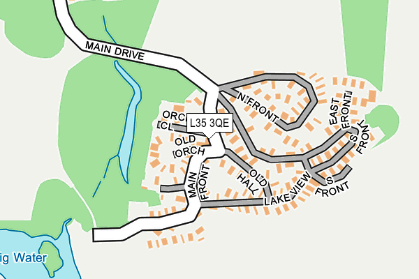 L35 3QE map - OS OpenMap – Local (Ordnance Survey)