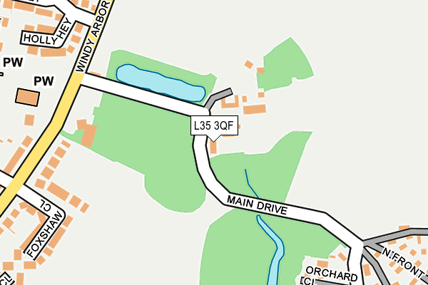 L35 3QF map - OS OpenMap – Local (Ordnance Survey)