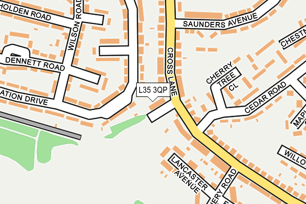 L35 3QP map - OS OpenMap – Local (Ordnance Survey)