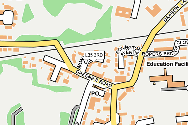 L35 3RD map - OS OpenMap – Local (Ordnance Survey)