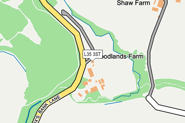 L35 3ST map - OS OpenMap – Local (Ordnance Survey)