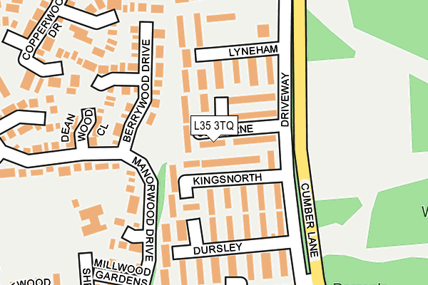L35 3TQ map - OS OpenMap – Local (Ordnance Survey)