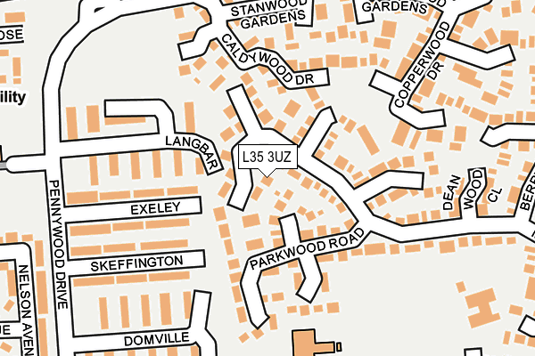 L35 3UZ map - OS OpenMap – Local (Ordnance Survey)
