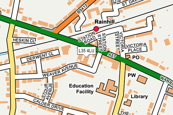 L35 4LU map - OS OpenMap – Local (Ordnance Survey)