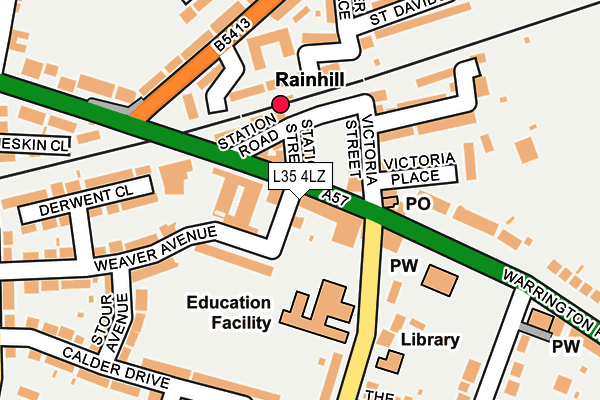 L35 4LZ map - OS OpenMap – Local (Ordnance Survey)