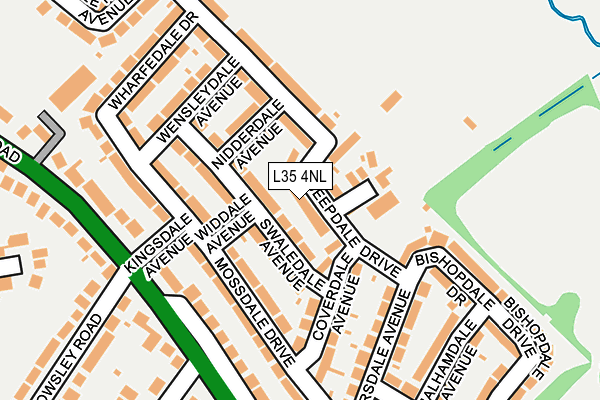 L35 4NL map - OS OpenMap – Local (Ordnance Survey)