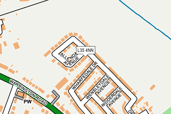 L35 4NN map - OS OpenMap – Local (Ordnance Survey)