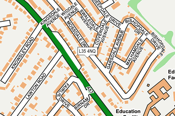 L35 4NQ map - OS OpenMap – Local (Ordnance Survey)