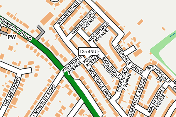 L35 4NU map - OS OpenMap – Local (Ordnance Survey)