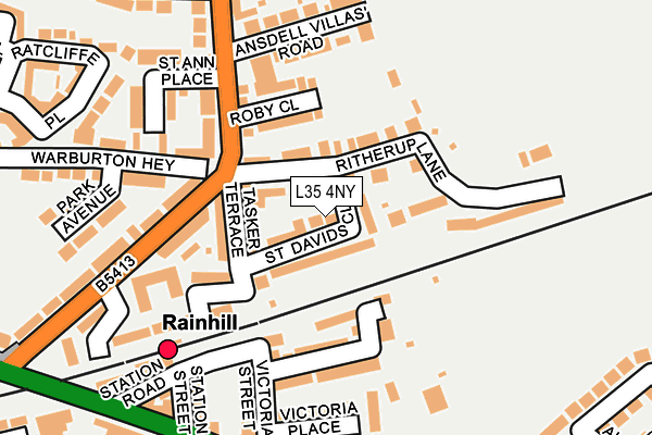 L35 4NY map - OS OpenMap – Local (Ordnance Survey)