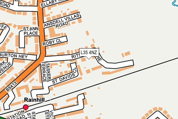 L35 4NZ map - OS OpenMap – Local (Ordnance Survey)