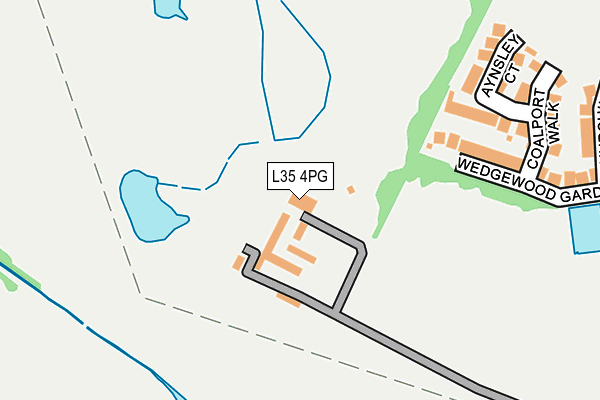 L35 4PG map - OS OpenMap – Local (Ordnance Survey)