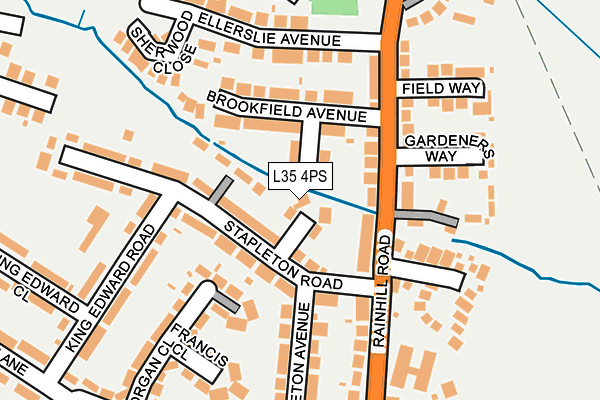 L35 4PS map - OS OpenMap – Local (Ordnance Survey)
