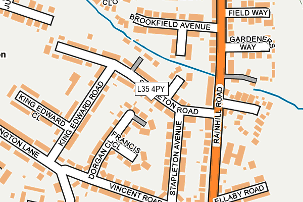 L35 4PY map - OS OpenMap – Local (Ordnance Survey)
