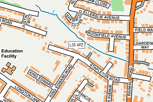 L35 4PZ map - OS OpenMap – Local (Ordnance Survey)