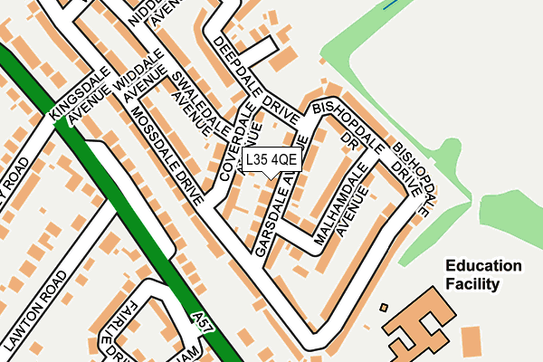 L35 4QE map - OS OpenMap – Local (Ordnance Survey)