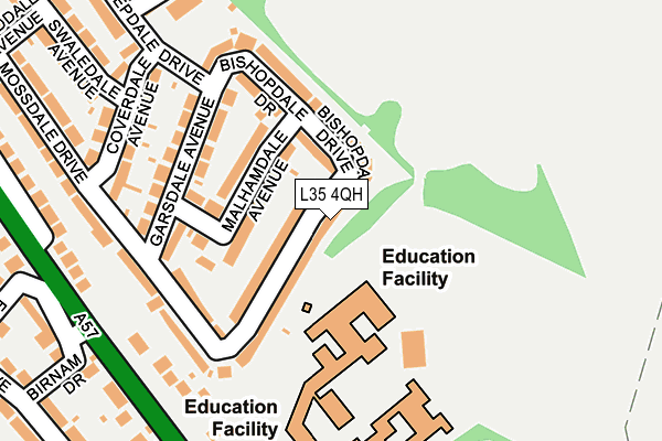 L35 4QH map - OS OpenMap – Local (Ordnance Survey)