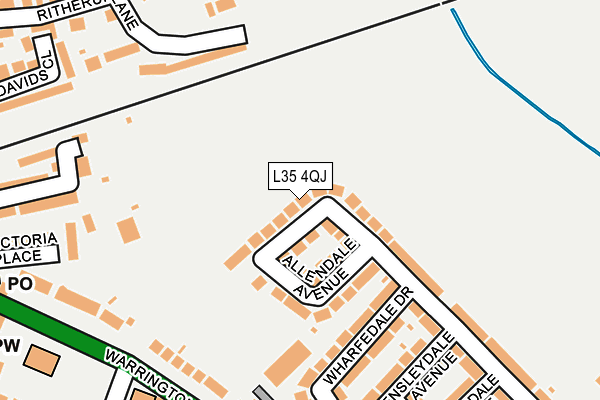 L35 4QJ map - OS OpenMap – Local (Ordnance Survey)
