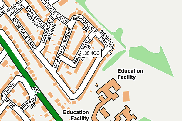 L35 4QQ map - OS OpenMap – Local (Ordnance Survey)