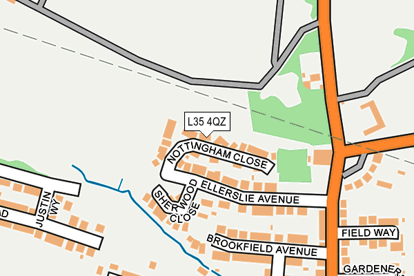 L35 4QZ map - OS OpenMap – Local (Ordnance Survey)
