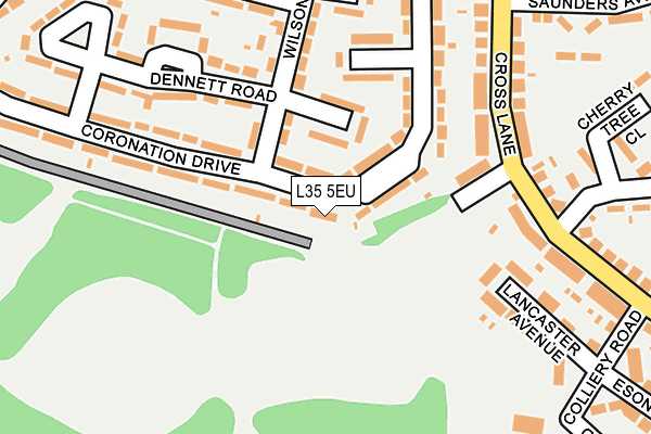 L35 5EU map - OS OpenMap – Local (Ordnance Survey)