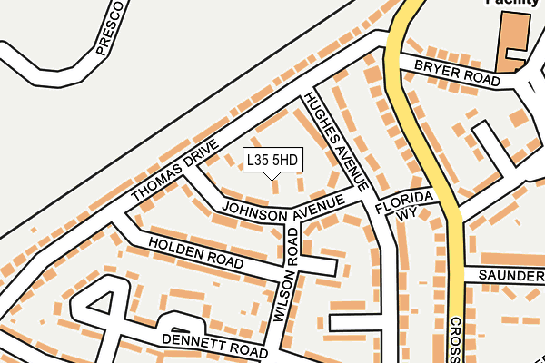 L35 5HD map - OS OpenMap – Local (Ordnance Survey)