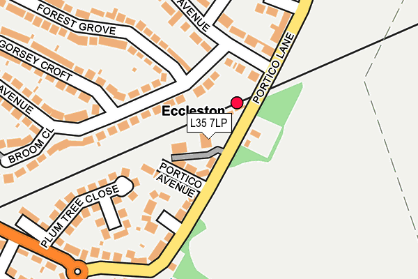 L35 7LP map - OS OpenMap – Local (Ordnance Survey)