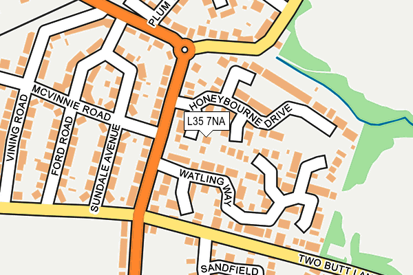 L35 7NA map - OS OpenMap – Local (Ordnance Survey)