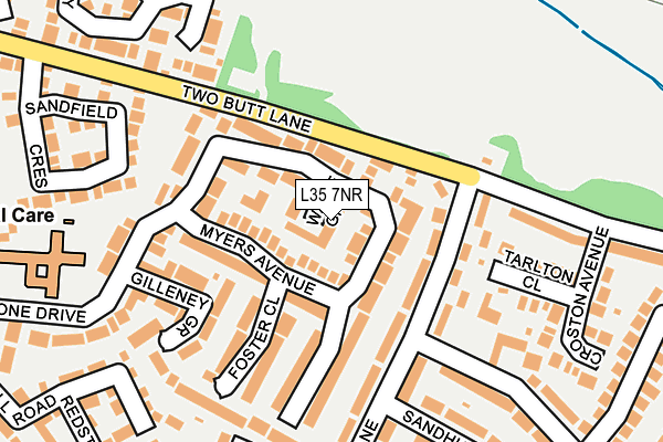 L35 7NR map - OS OpenMap – Local (Ordnance Survey)