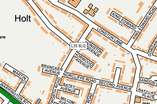 L35 8LQ map - OS OpenMap – Local (Ordnance Survey)