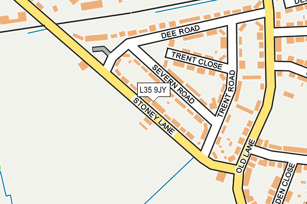 L35 9JY map - OS OpenMap – Local (Ordnance Survey)