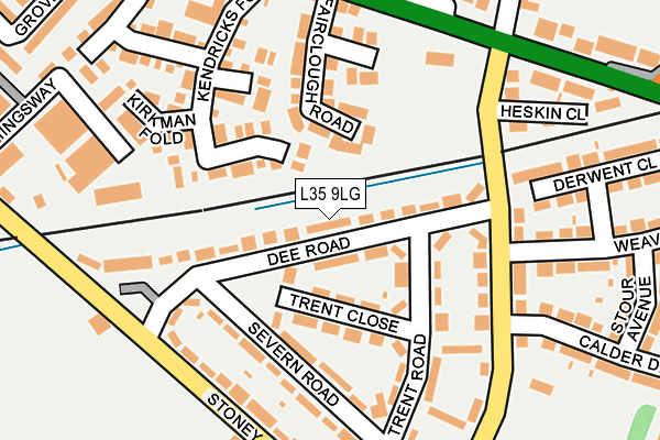 L35 9LG map - OS OpenMap – Local (Ordnance Survey)