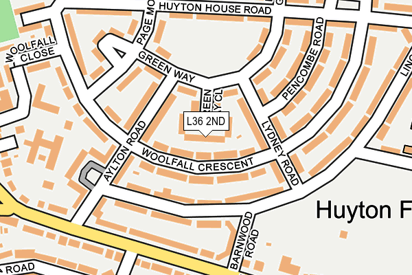 L36 2ND map - OS OpenMap – Local (Ordnance Survey)