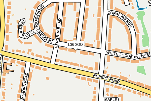 L36 2QQ map - OS OpenMap – Local (Ordnance Survey)