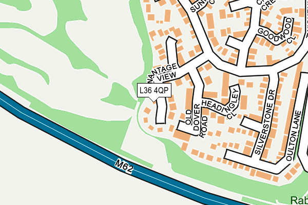 L36 4QP map - OS OpenMap – Local (Ordnance Survey)