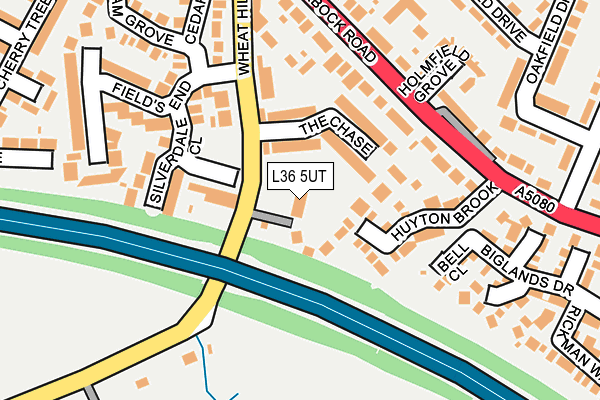 L36 5UT map - OS OpenMap – Local (Ordnance Survey)