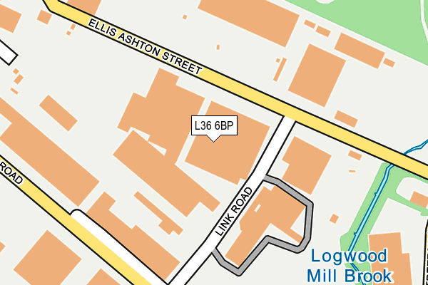 L36 6BP map - OS OpenMap – Local (Ordnance Survey)