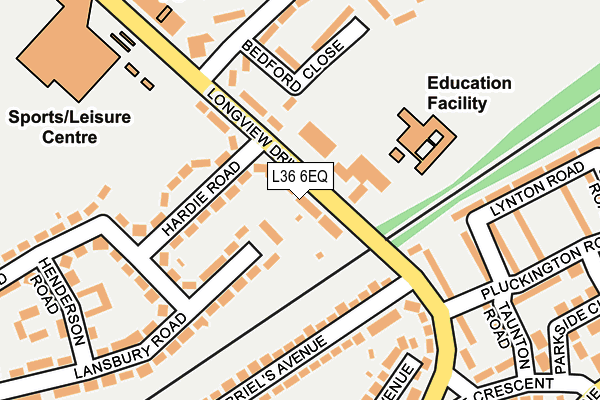 L36 6EQ map - OS OpenMap – Local (Ordnance Survey)