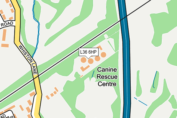 L36 6HP map - OS OpenMap – Local (Ordnance Survey)