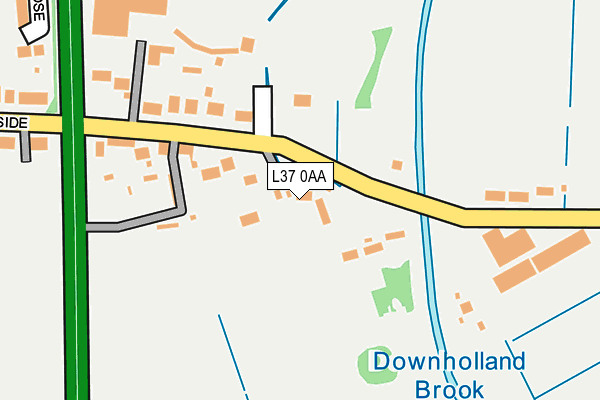 L37 0AA map - OS OpenMap – Local (Ordnance Survey)