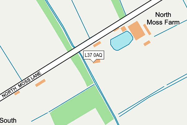 L37 0AQ map - OS OpenMap – Local (Ordnance Survey)