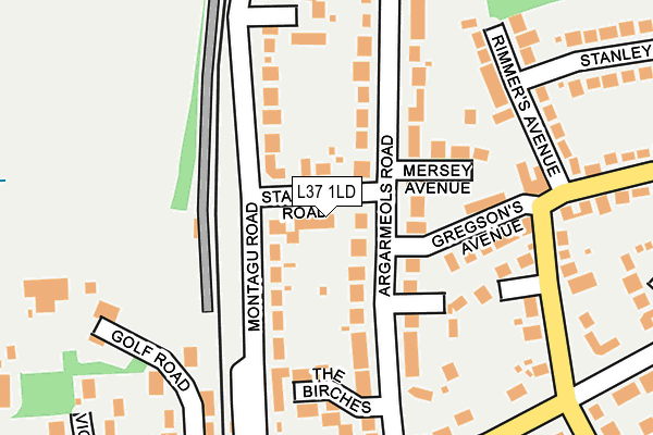 L37 1LD map - OS OpenMap – Local (Ordnance Survey)