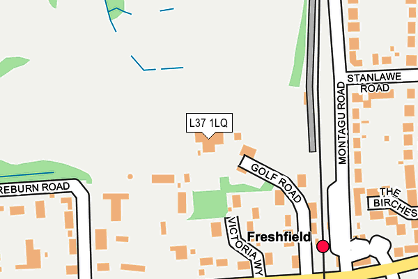 L37 1LQ map - OS OpenMap – Local (Ordnance Survey)