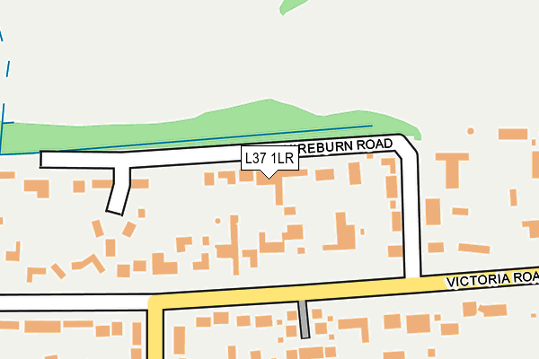 L37 1LR map - OS OpenMap – Local (Ordnance Survey)